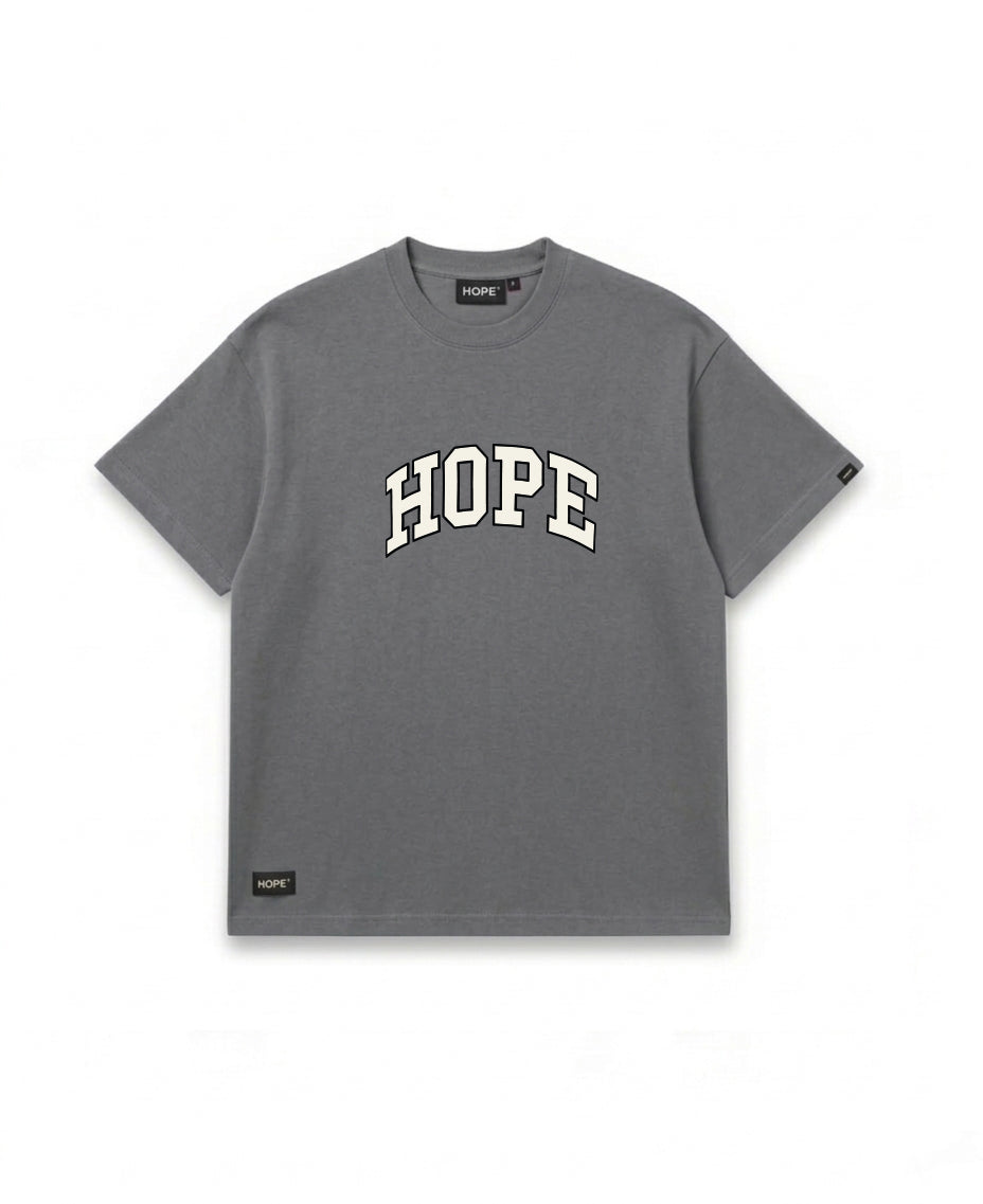 HOPE Classic Logo Oversized T-Shirt | Sky Blue Minimal Tee | Premium Cotton | Unisex Streetwear