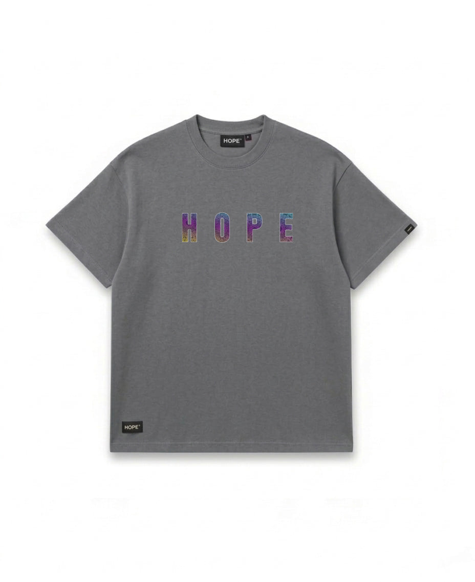 HOPE Minimal Logo T-Shirt – Premium Cotton Oversized Tee (Sky Blue)