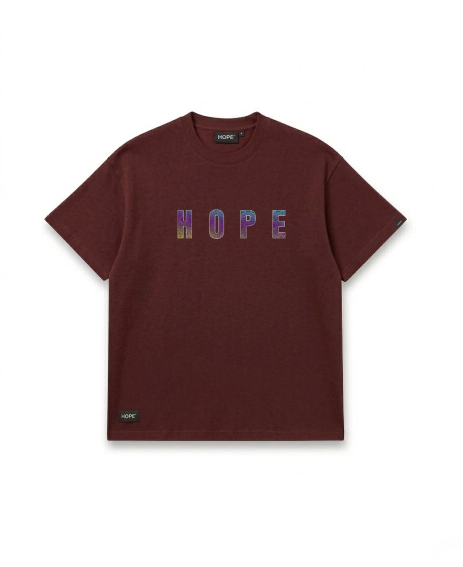 HOPE Minimal Logo T-Shirt – Premium Cotton Oversized Tee (Sky Blue)