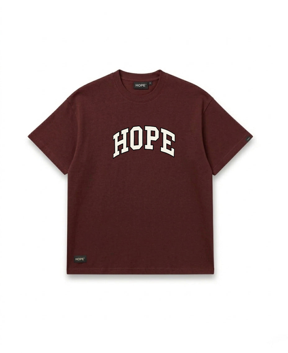 HOPE Classic Logo Oversized T-Shirt | Sky Blue Minimal Tee