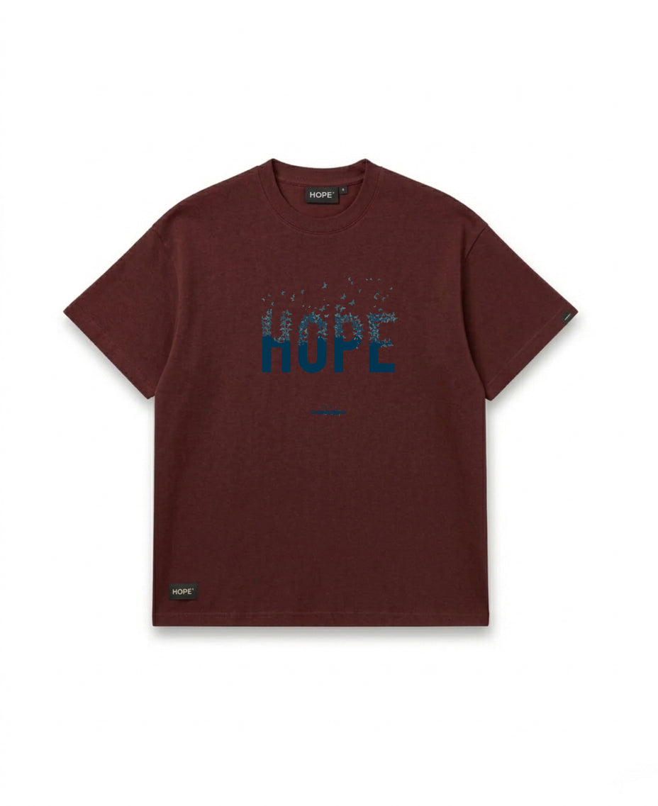 HOPE Fade Graphic Oversized T-Shirt | Minimal Statement Tee | Premium Cotton | Unisex