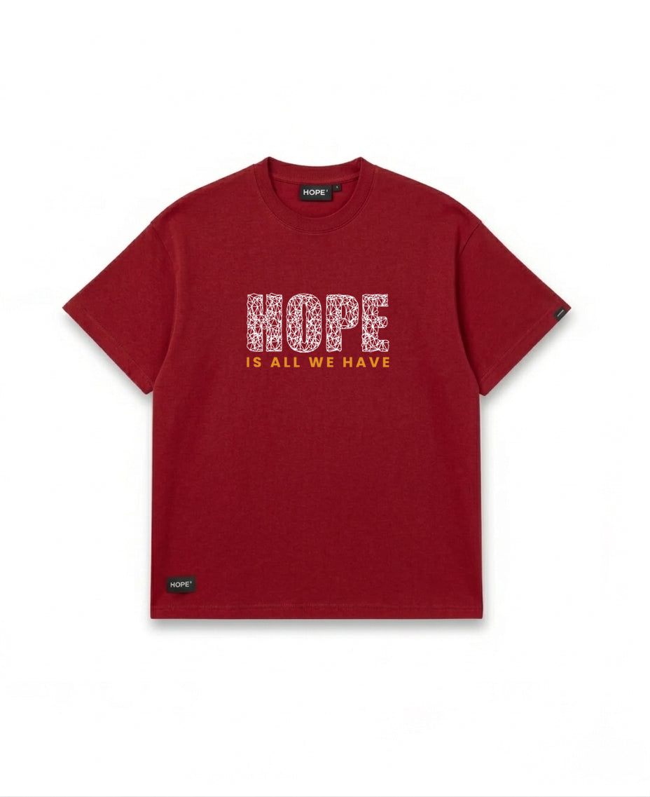 HOPE “Is All We Have” Oversized T-Shirt | Premium Cotton | Minimal Statement Streetwear