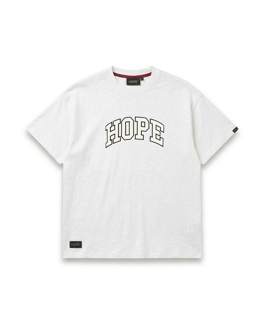 HOPE Classic Logo Oversized T-Shirt | Sky Blue Minimal Tee | Premium Cotton | Unisex Streetwear