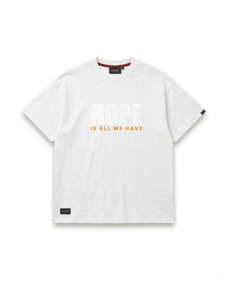 HOPE “Is All We Have” Oversized T-Shirt | Premium Cotton | Minimal Statement Streetwear