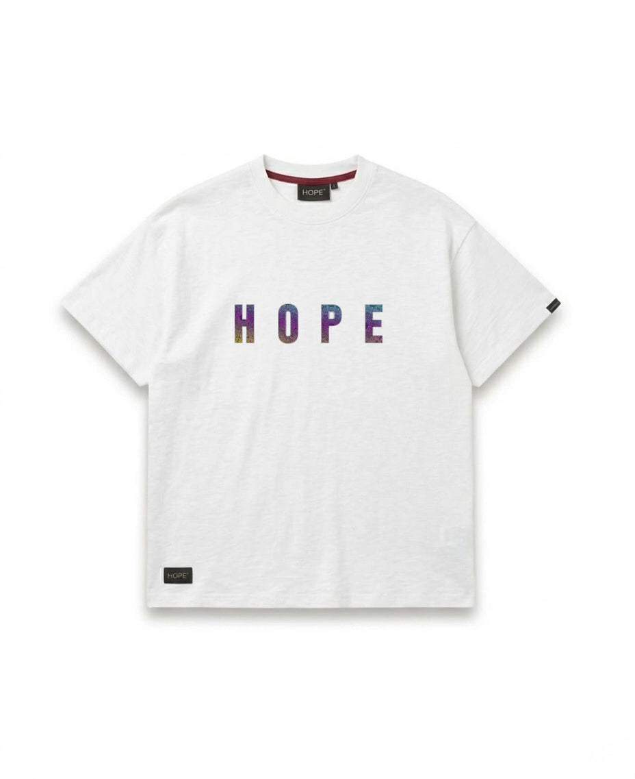 HOPE Minimal Logo T-Shirt – Premium Cotton Oversized Tee (Sky Blue)