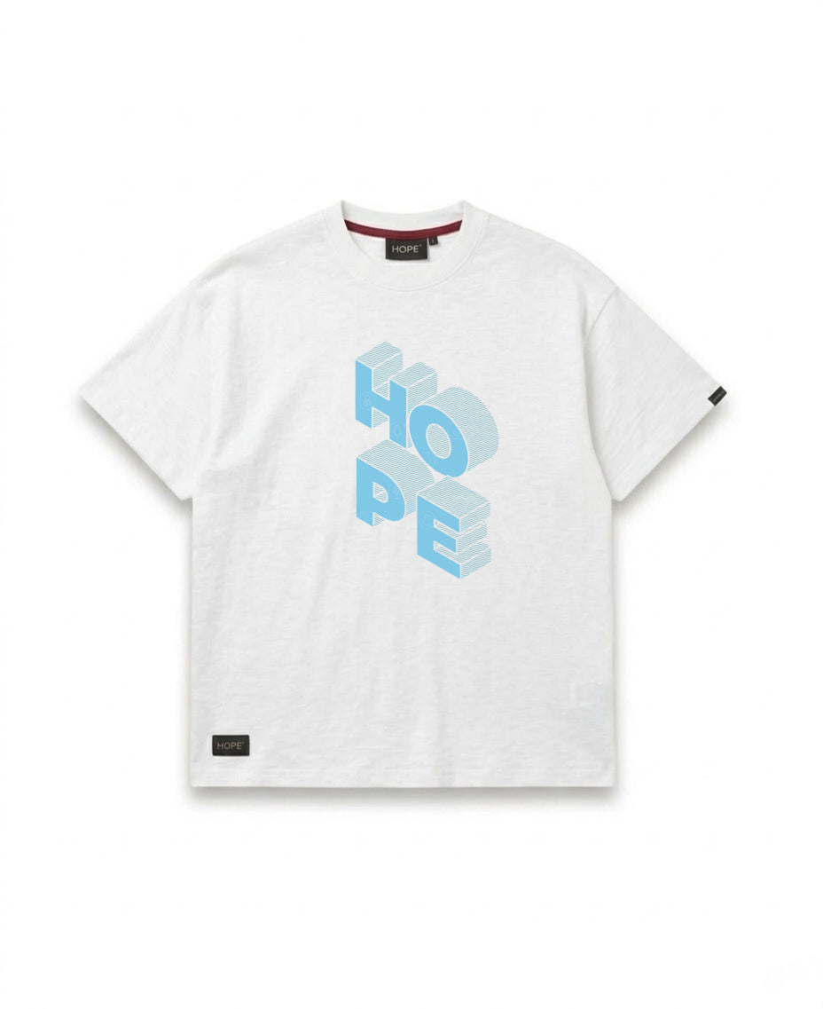 3D HOPE Oversized T-Shirt | Bold Typography Graphic Tee | Premium Cotton | Unisex