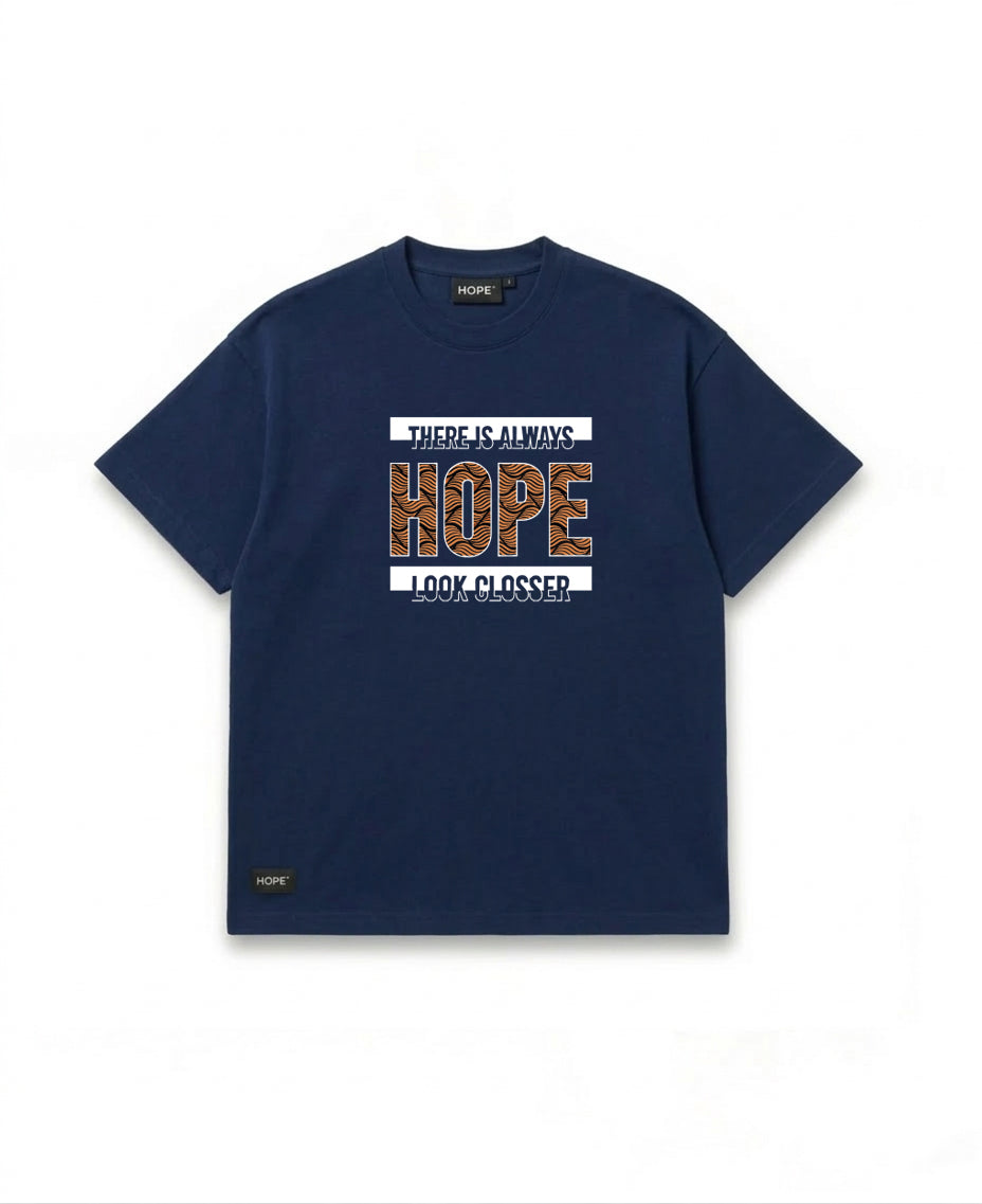 There Is Always HOPE Oversized T-Shirt | Statement Graphic Tee | Premium Cotton | Unisex