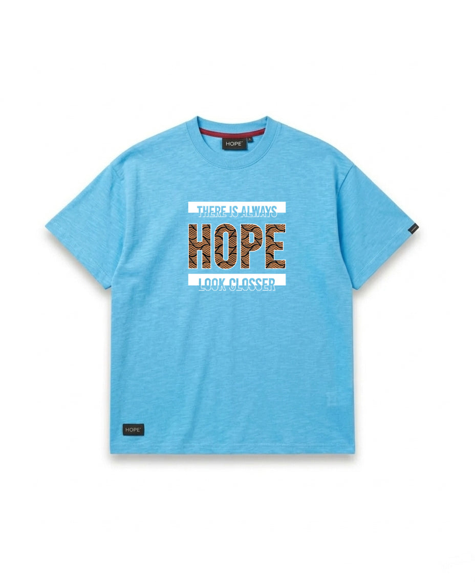 There Is Always HOPE Oversized T-Shirt | Statement Graphic Tee | Premium Cotton | Unisex