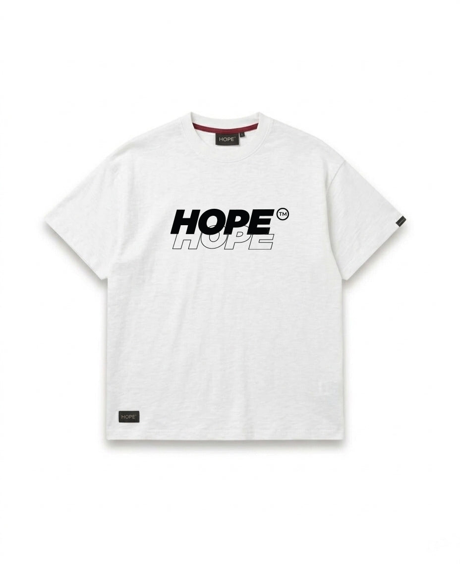 HOPE Minimal Logo Graphic T-Shirt – Premium Cotton Oversized Tee