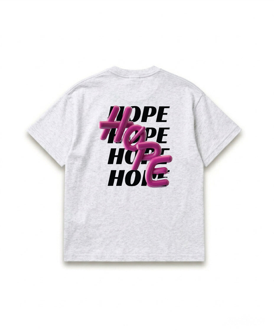 HOPE Minimal Logo Graphic T-Shirt – Premium Cotton Oversized Tee
