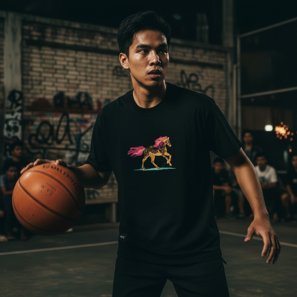 Basketball banner without chest logo